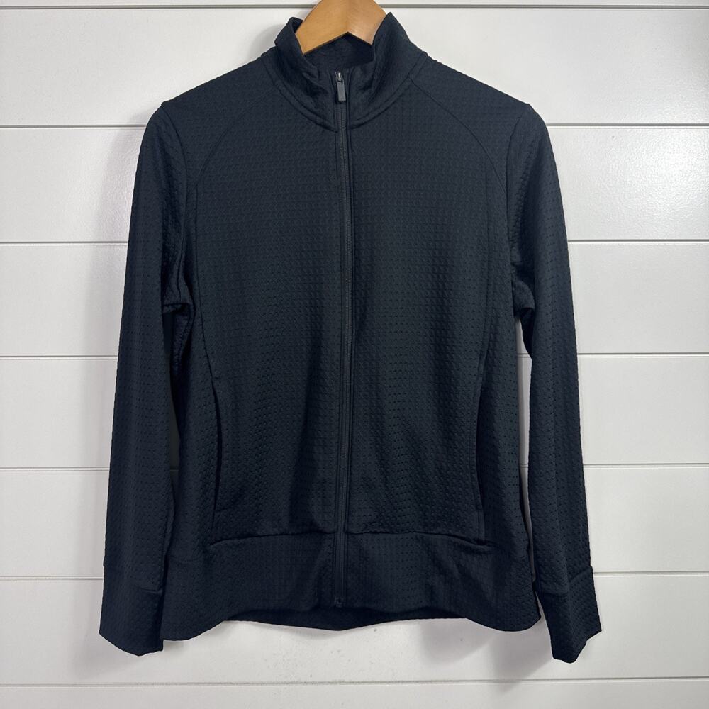 Adidas Golf Ultimate 365 Textured Jacket Full Zip Black sz L